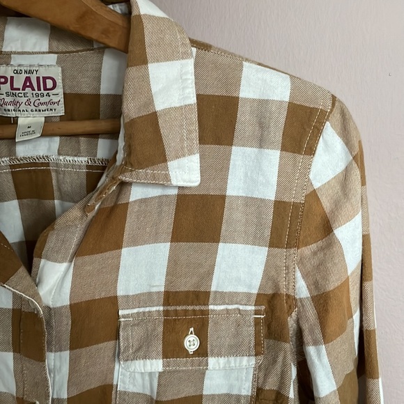 Vintage Old Navy Plaid Button Up - Picture 3 of 6